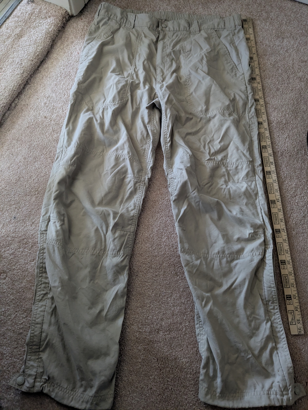 Ll Bean Men's Lightweight Casual Pants in Khaki